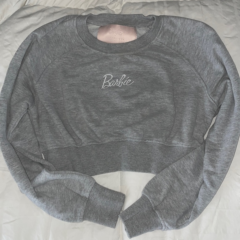 *Sold* Crop top Barbie sweater